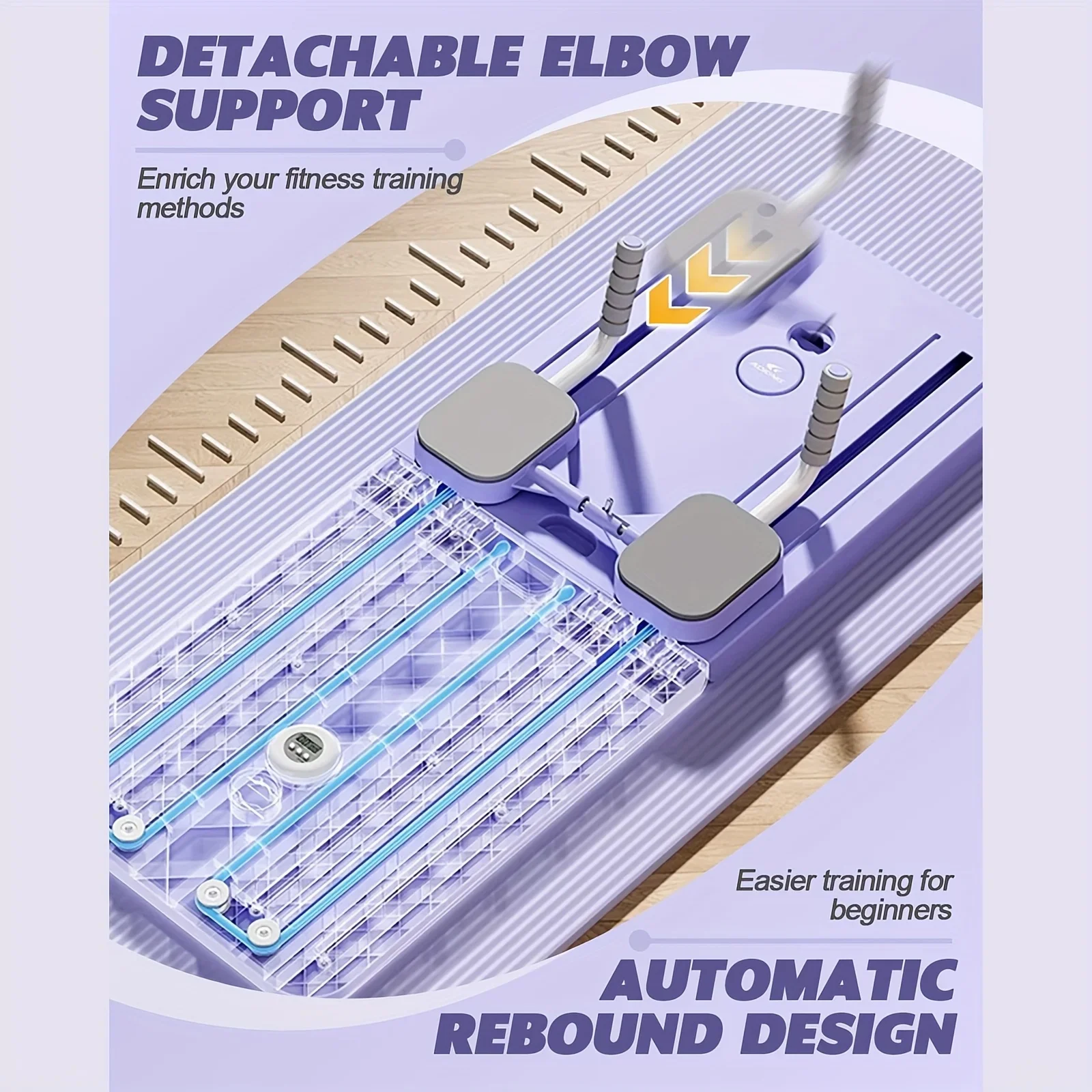 Multifunctional 5-in-1 Foldable Pilates Modified Board Resistance Portable Home Fitness Equipment