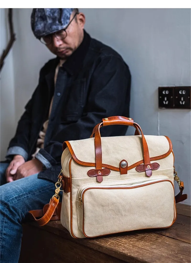 PNDME Outdoor Casual Luxus-Umhängetasche aus echtem Leder für Herren, Designer-Wochenendtasche, handgefertigt, für den täglichen Gebrauch, weiße Umhängetasche, Handtasche – Detail 2