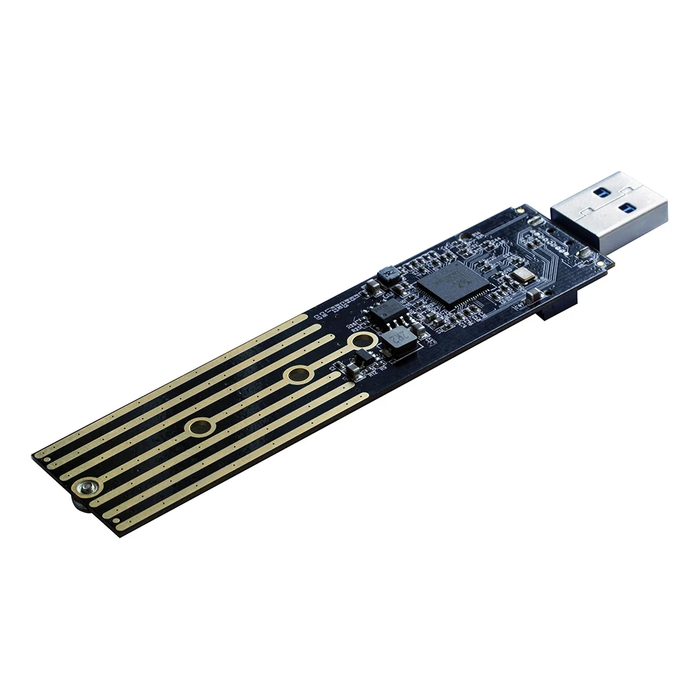 SSD Adapter Dual Protocol M2 SSD Board M.2 to USB Adapter M.2 NVME PCIe NGFF SATA M2 Card for 2230 2242 2260 2280 NVME/SATA SSD RTL9210B, Hard Drive Adapter, SSD Adapter