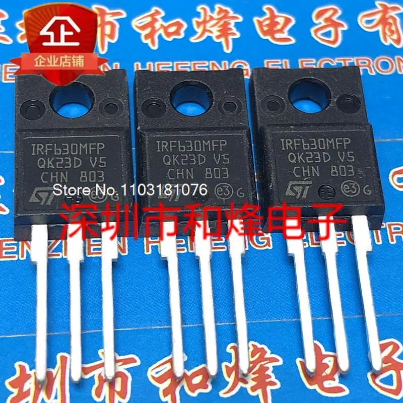 

(20PCS/LOT) IRF630MFP TO-220F 200V 9A MOS New Original Stock Power chip