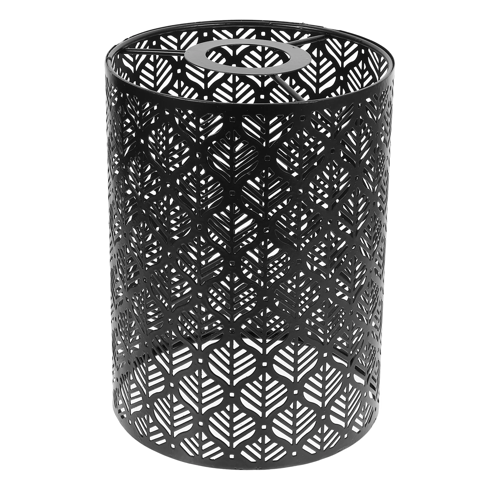 

Cylindrical Lampshade Floor Shades Metal Hollow at Home for Pendant Light Lampshades