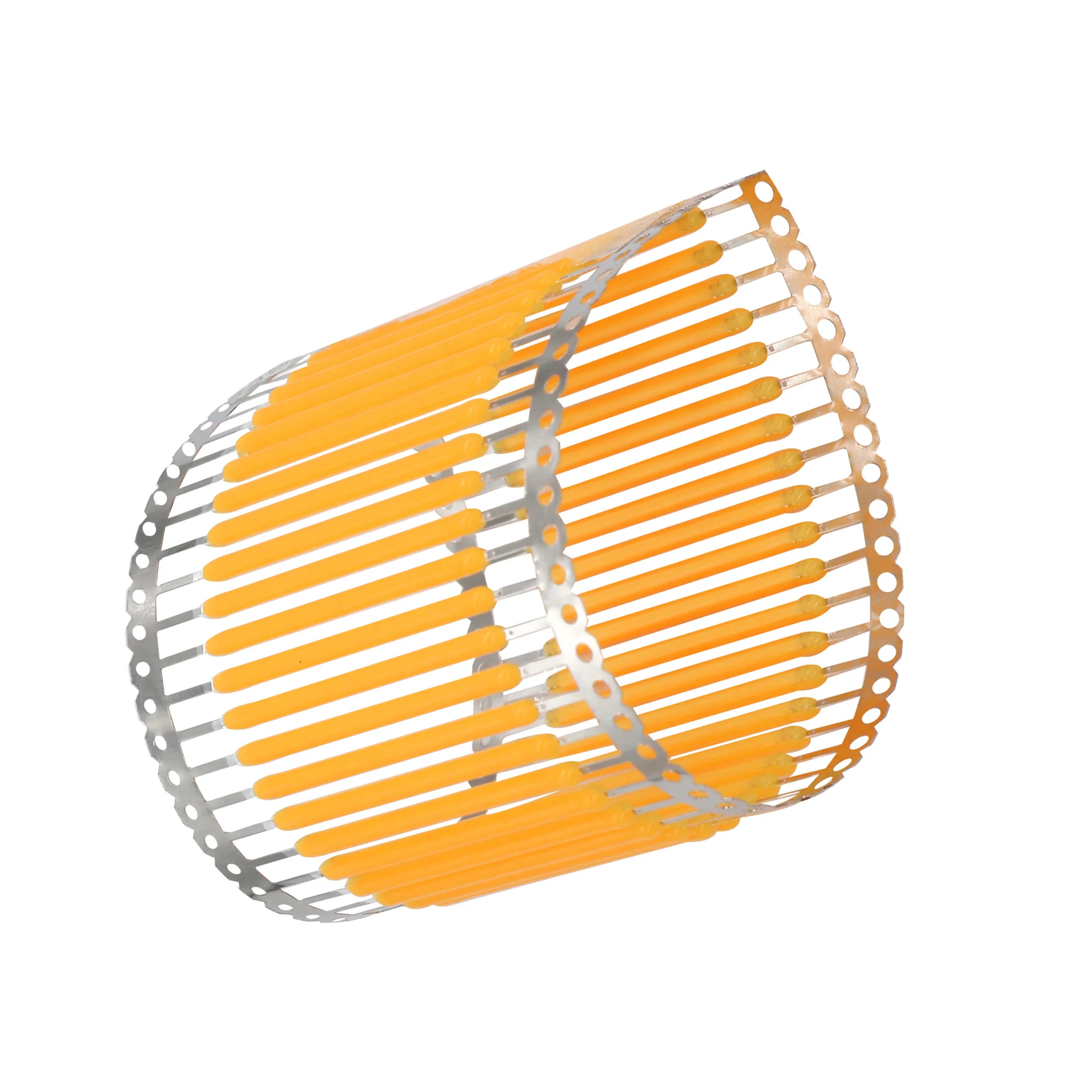48pcs Dc 3v 38-40MM Cob Led Filament 2700K Edison Bulb Parts Can be cropped Lamp Incandescent Light Accessories Diodes warmWhite