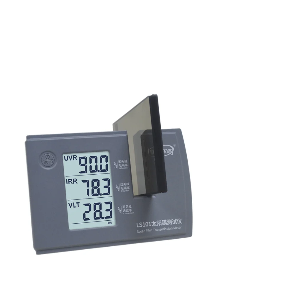 Solar Film Tester Window Tint Measurement Device LS101 20mm Measuring Thickness Simple Operation UV 365nm and IR 940nm VLT Stick