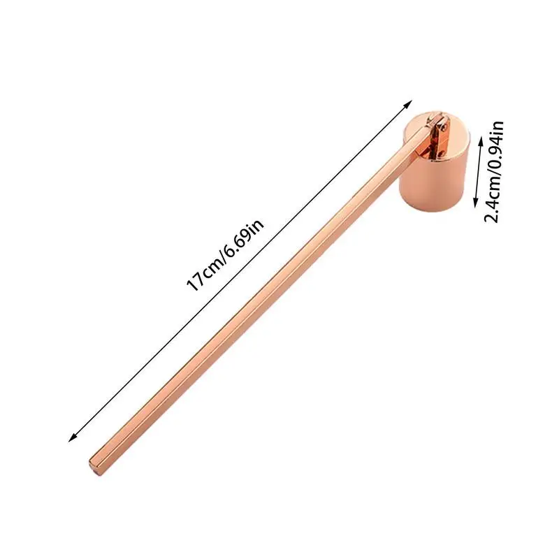 Candle Wick Trimmer Candle Blower Extinguisher Polished Stainless Steel Flame Snuffer Long Handle