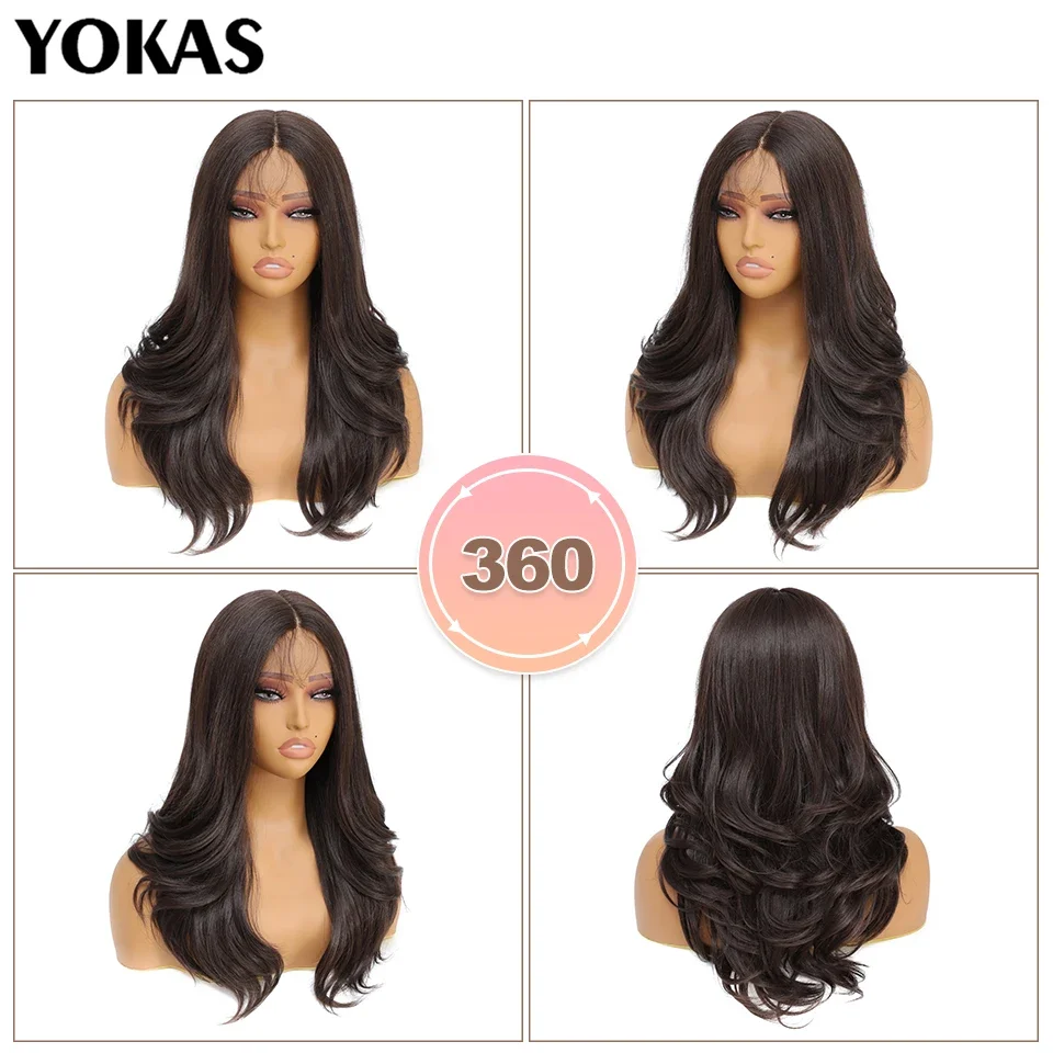 22 Inch Lace Front Wig for Women 13x4x1 T-Part for African Female