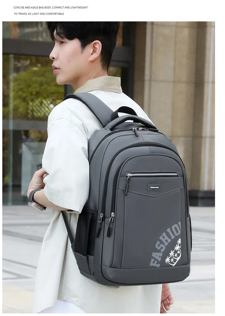 Rucksack für Gymnasiasten, Rucksack für Mittelschüler, Mode für Grundschüler, verdickte doppelte Umhängetaschen – Detail 25