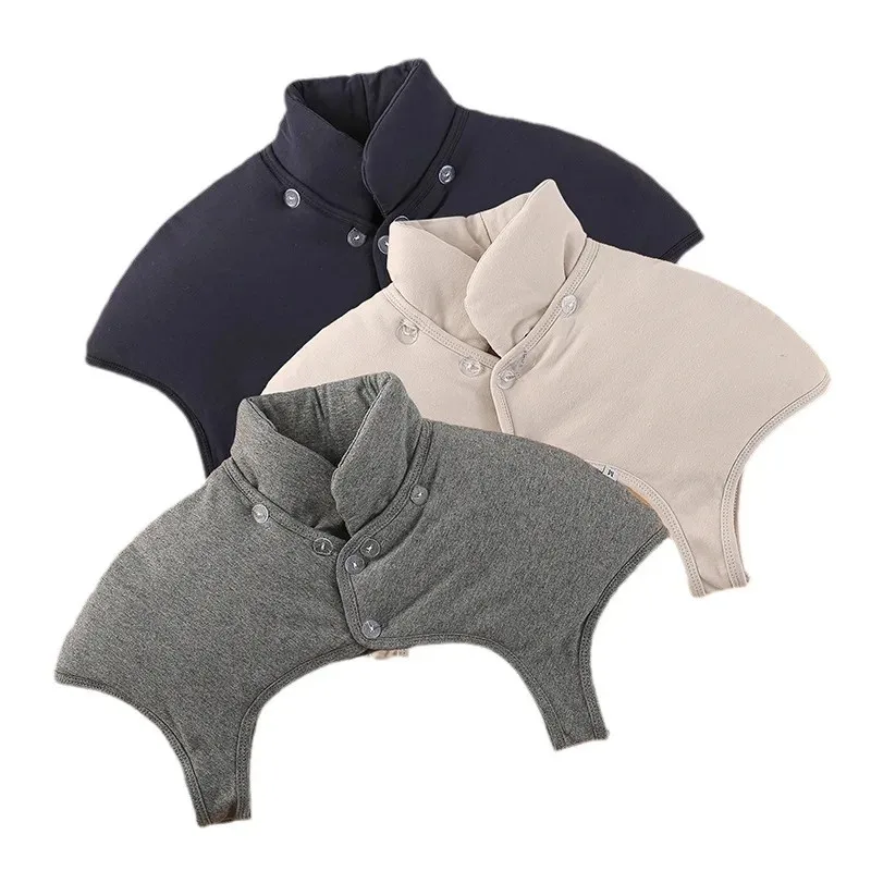 Warm Fleece-Lined Thickened Shoulder Vest For Sleeping Unisex Warming Shawl For Middle-Aged And Elderly Anti-Cold Body Armor
