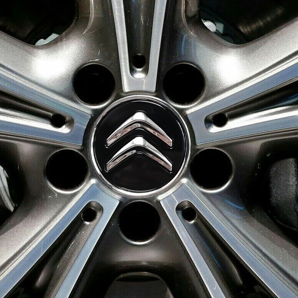 Wheel Hub Covers 4/8/12pcs Genuine 60MM Alloy Wheel Center Cap Replacement for Citroen Most Model Caps Auto Decoration