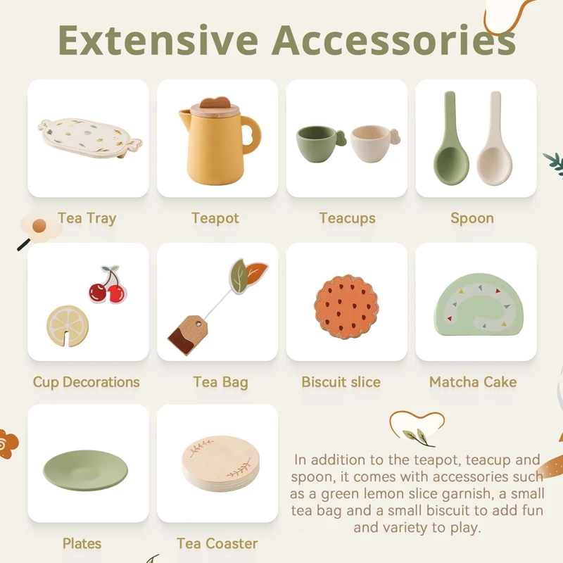 Green Toys Target Kids Tea Set 18 Piece Deluxe Tin Tea Playset Kmart