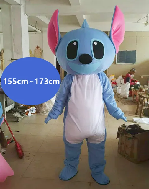 Cosplay Disney Lilo & Stitch Cartoon character costume Mascot Advertising Costume Fancy Dress Party Animal carnival Celebration