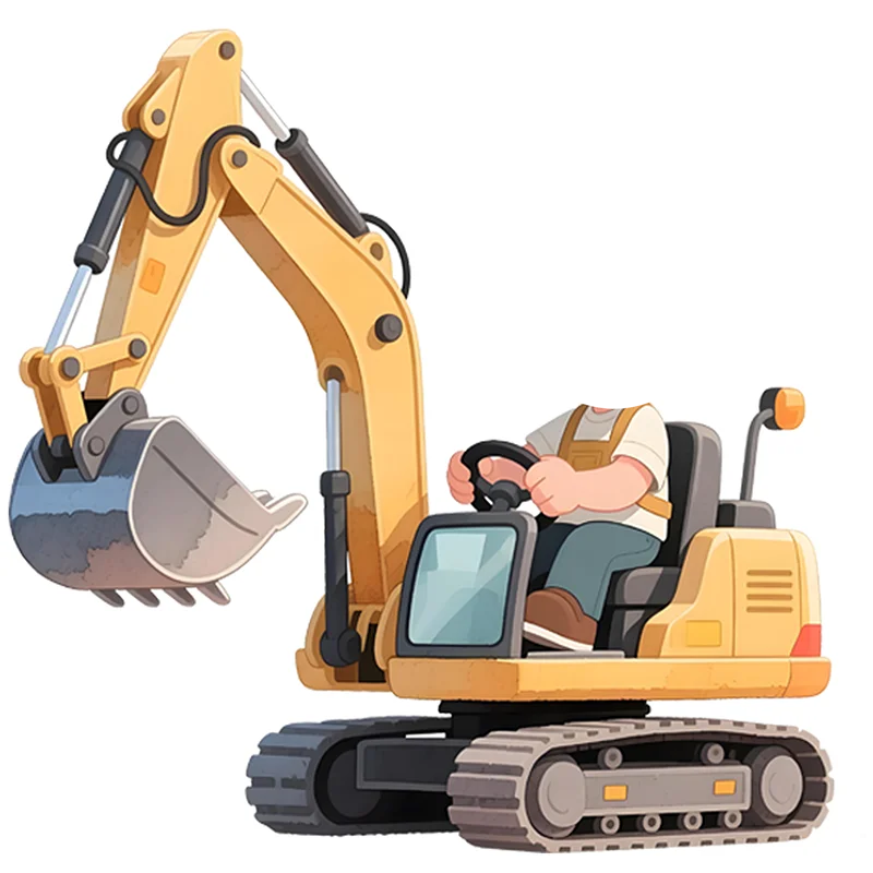 Anpassbare Geburtstags-Portrait-Traktor-Aufkleber mit Bauernhoffahrzeug-Muster und Kuchendekoration, Dekoration für Geburtstagsfeiern für Jungen und Mädchen – Detail 10