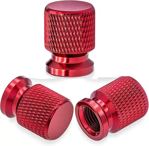 Tire Valve Stem Caps, Anodized Aluminum Wheel Valve Covers Accessories, Universal for Cars, SUVs, Bikes, Trucks and Motorcycles - Image 8