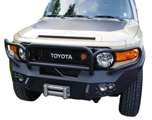 

Car Front Bumper For FJ Cruiser With Steel Material Black Color Off Road Car Front Bumper