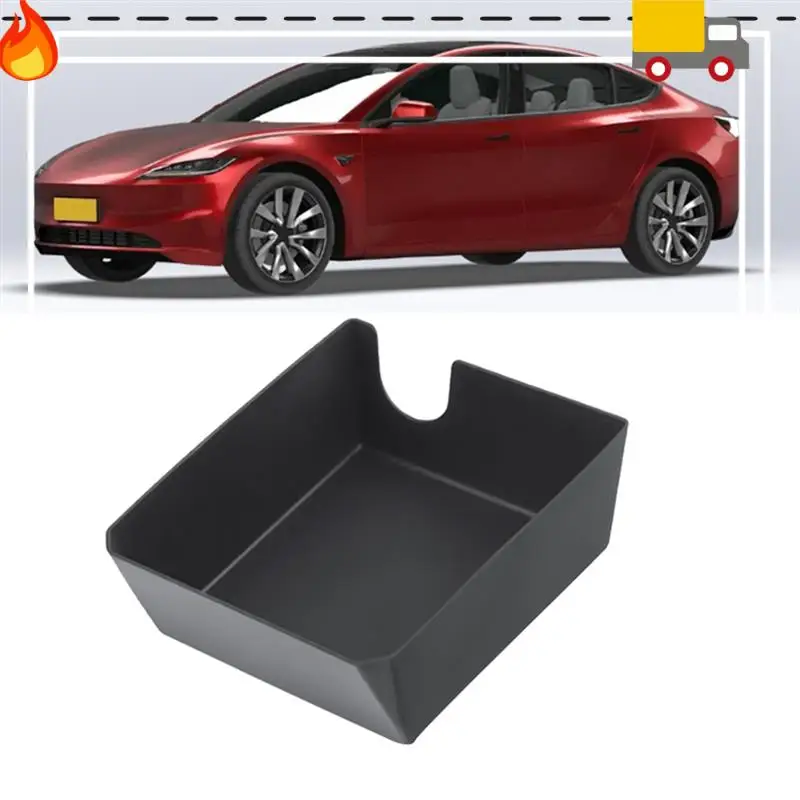 테슬라 모델 3 하이랜드 2024용 자동차 센터 콘솔 전면 수납함 정리함 교체 부품 1개
