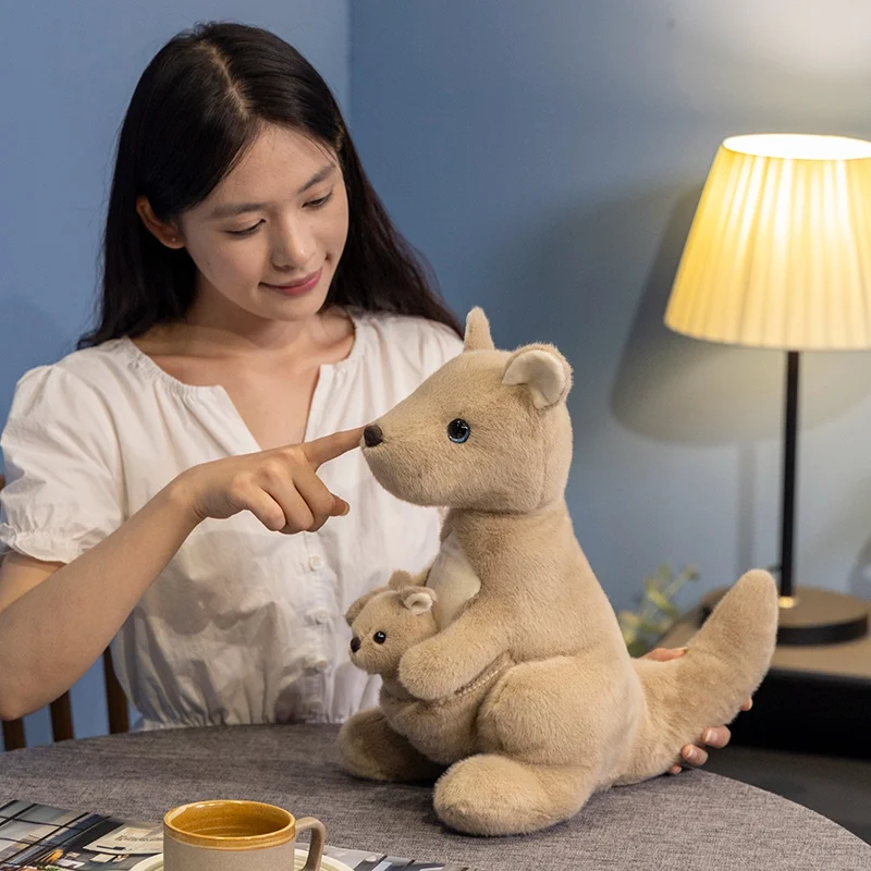 Kawaii Koala Mother And Child Series Plush Doll Simulation Penguin Dolphin Meerkat Sloth Tortoise Tiger Kangaroo Plush Toy Gifts