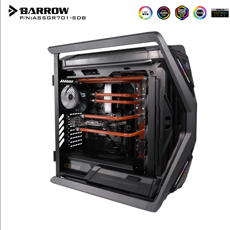 

Barrow ASSGR701-SDB, доски для водных путей для ASUS ROG HYPERION GR701, кулер ЦП, система водяного охлаждения, двойной радиатор