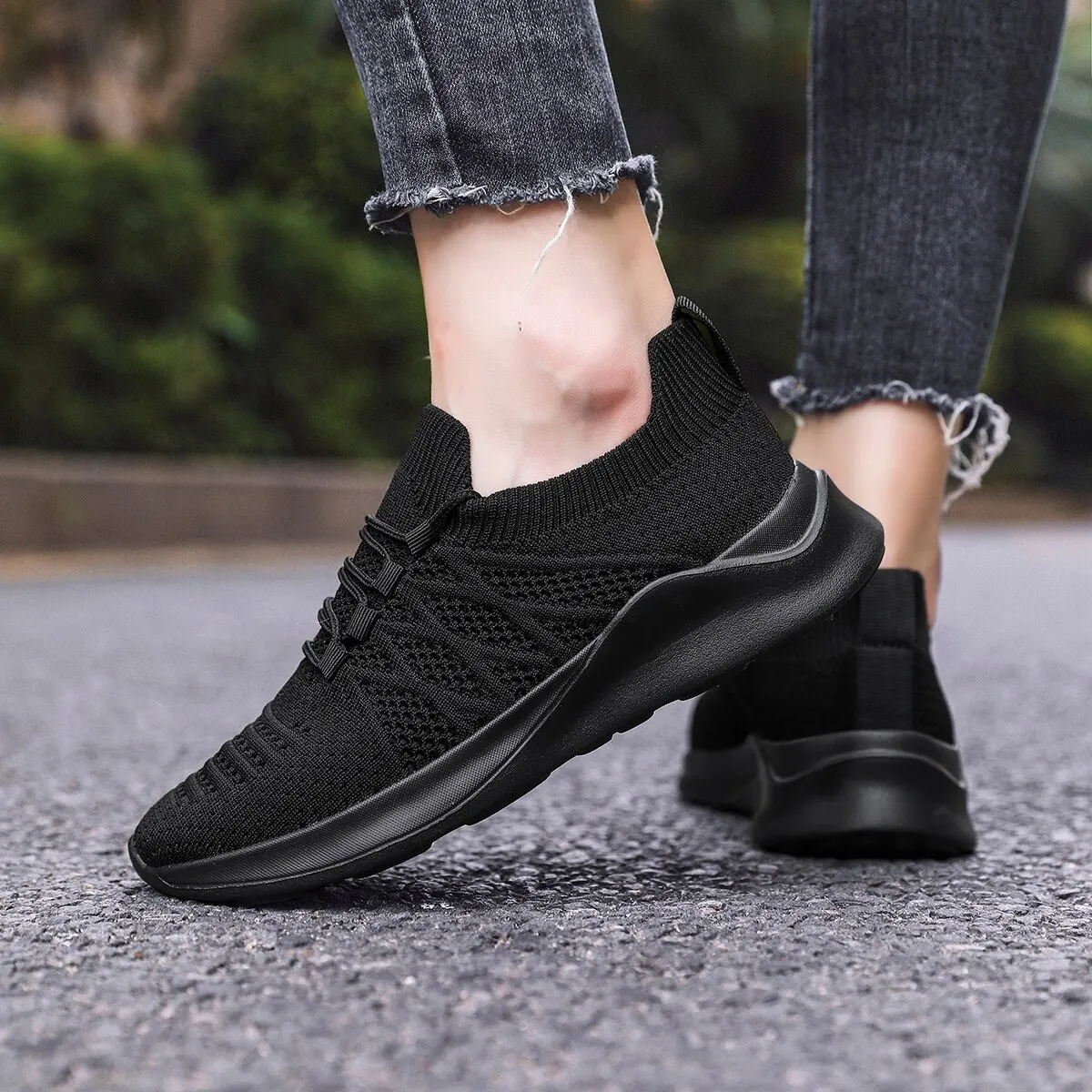 Women Shoes Breathable Women's 'Sneakers Comfortable Running Shoes Tenis Outdoor Slip On Walking Sneakers Sock Jogging Shoes