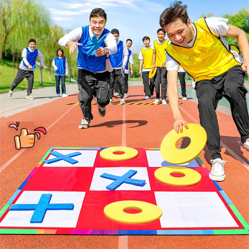 YardGames Outdoor Wood Tic-tac-toe with Case in the Party Games