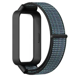 Nylon Strap and Case for Smart Watch - Sporty Replacement Wristband and Bracelet Cover (Purple)