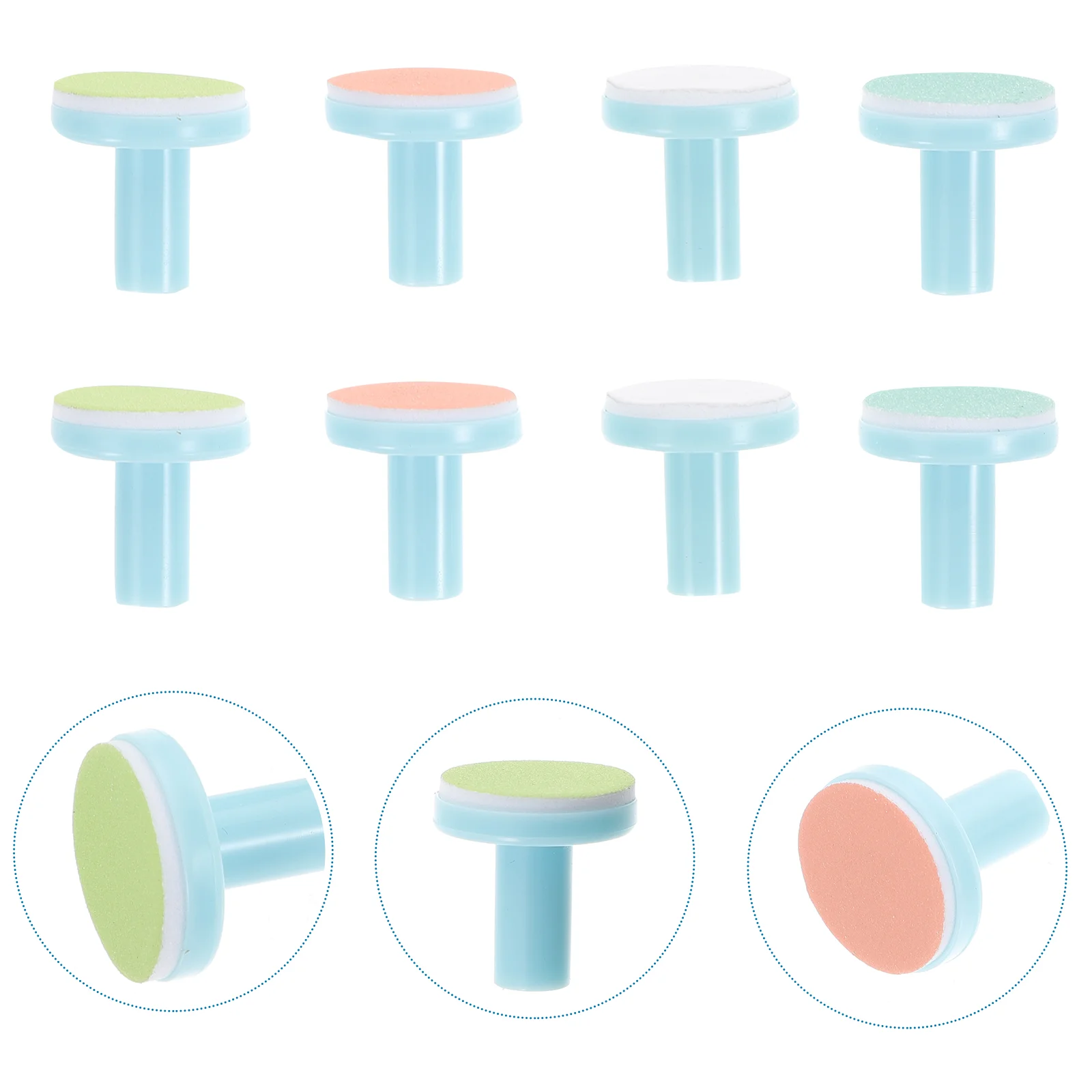 

8 Pcs Tool Child Baby Fingernail Clippers Grooming Heads Drill Replacement Pads