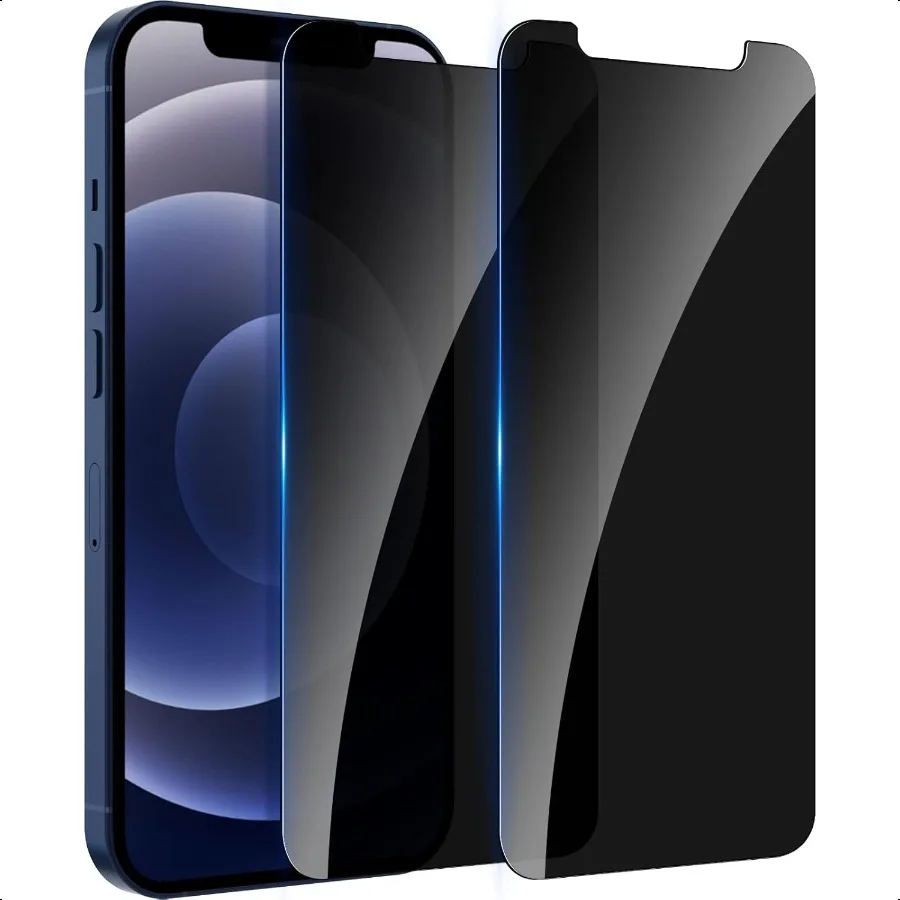 2 Pack AntiSpy Privacy Screen Protector for iPhone 12