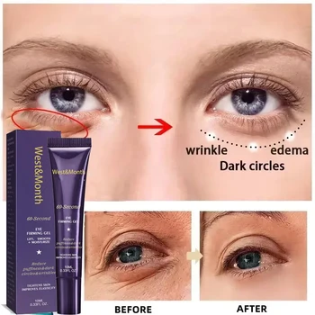 Instant Eye Bag Removal Cream Retinol Anti-Wrinkle Firming Skin Fade Fine Lines Anti Dark Circle Puffiness Brighten Eye Care Gel - Thumbnail 5