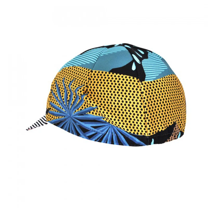 New Classical Sport Cycling Caps Black Yellow And Blue Men And Women Breathable Quick-Drying Bicycle Hat 3