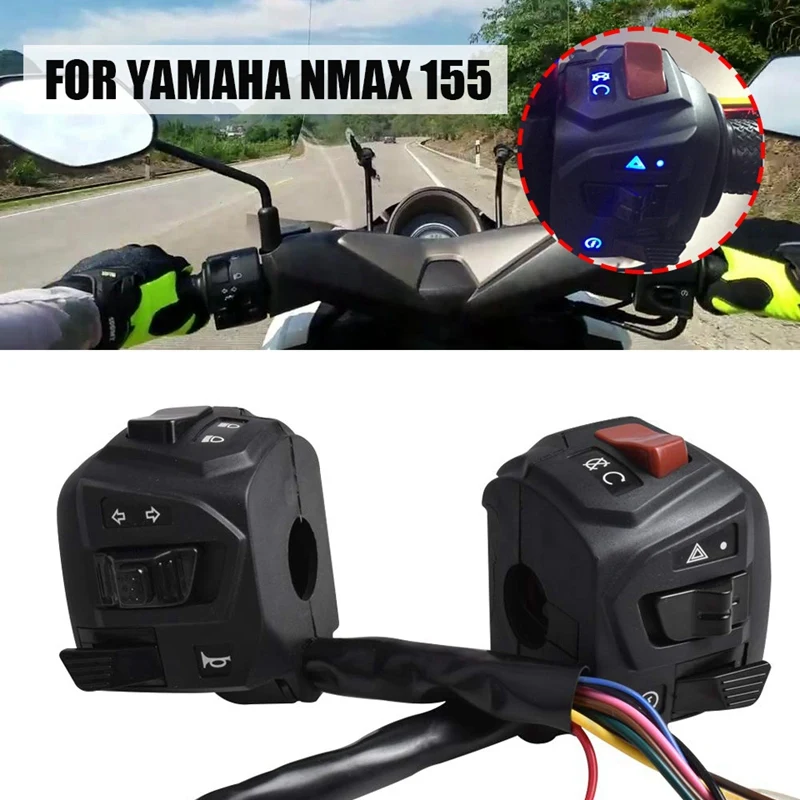 

Motorcycle Headlight Switch Handbar Button Switch For Yamaha Nmax 155 Nmax155 2016 2017 2018 2019 N-Max 155