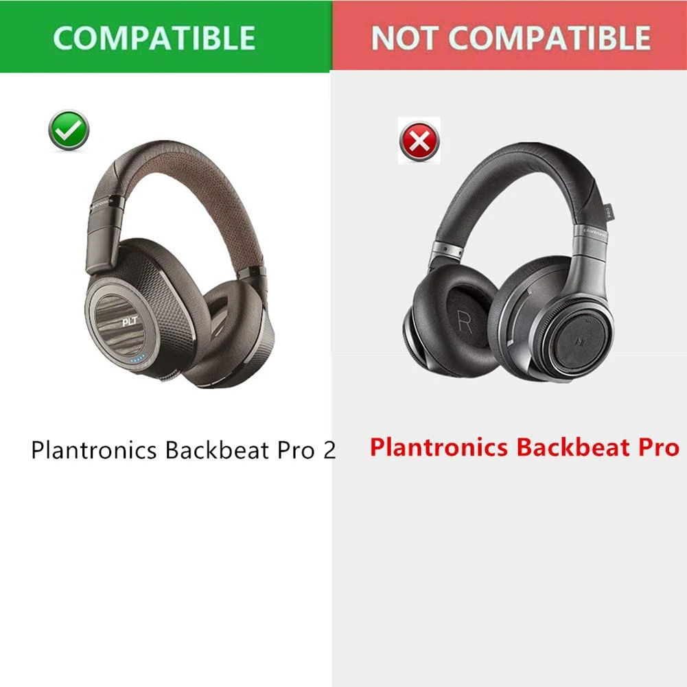 

Headset Ear Pad Get Back to Enjoying Your Music with Replacement Ear Pads for Plantronics Backbeat Pro2 SE 8200UC Headphones