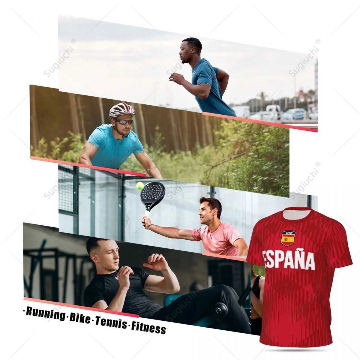 unisex espana spain flag 3d printed t shirt fans mesh tshirt for running bike soccer tennis fitness sports exclusive Unisex ESPANA Spain Flag 3D Printed T-shirt Fans Mesh tshirt For Running Bike Soccer Tennis Fitness Sports Exclusive 5