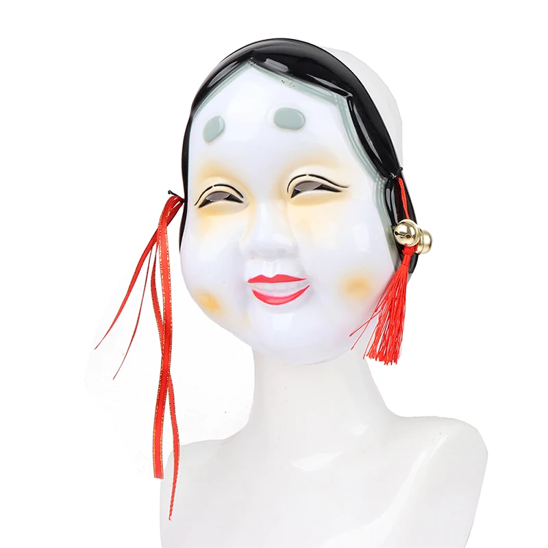 【F2-MAX-111】Japanische traditionelle Drama-Maske – Halloween-Geistergesichtsmaske für Damen-Aufführungen und Party-Requisiten – Detail 5