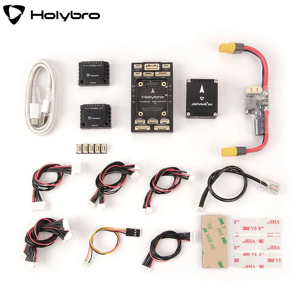 

Holybro Pixhawk 6X Autopilot H753 Flight Controller Module Standard Base / Mini Base PM02D / M9N / M10 GPS For RC FPV Drone
