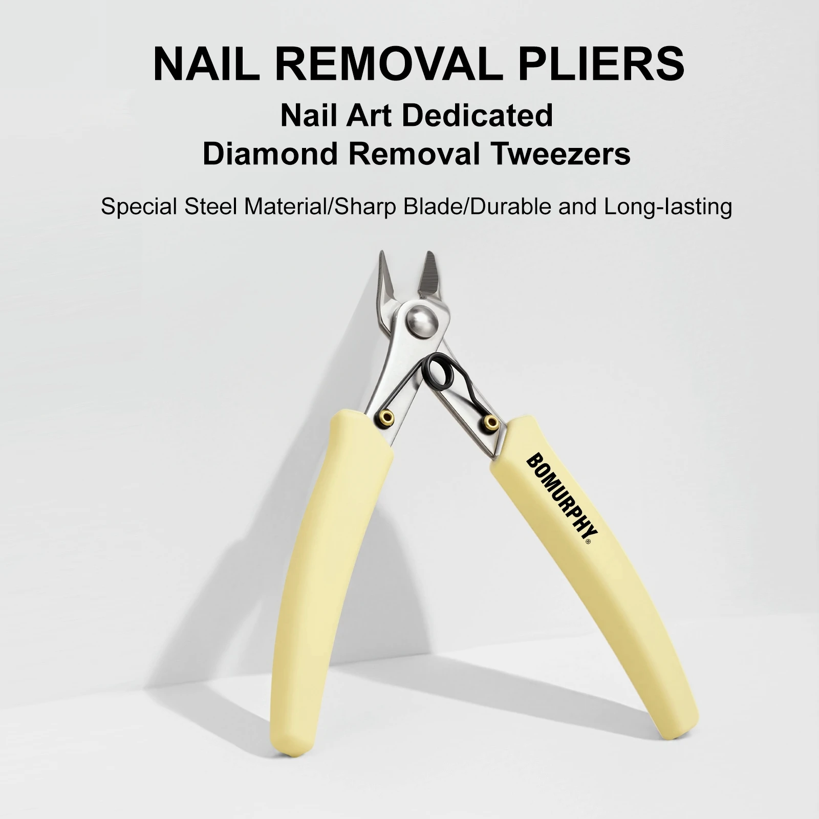 BOMURPHY 쥬얼리 사이드 커터 정밀 플러시 플라이어 네일 아트, 젬 체인 절단, DIY 공예용