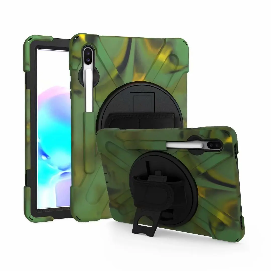 tab dock armure cas pour samsung galaxy tab dock cas antichoc dragonne funda couverture