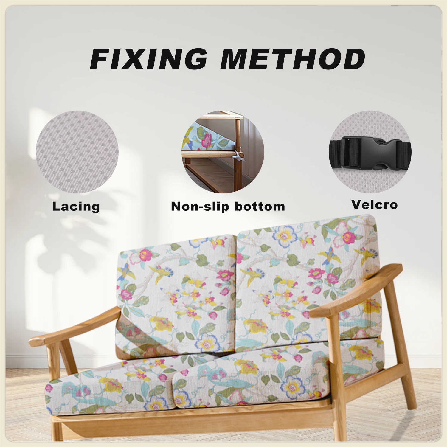 Custom Seat Cushions  50D High Density Sponge Sofa Cushion Wooden Chair Cushiongarden Lounge Bay Window Seat Swing Decor Cushion 4