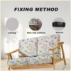 Custom Seat Cushions  50D High Density Sponge Sofa Cushion Wooden Chair Cushiongarden Lounge Bay Window Seat Swing Decor Cushion 4