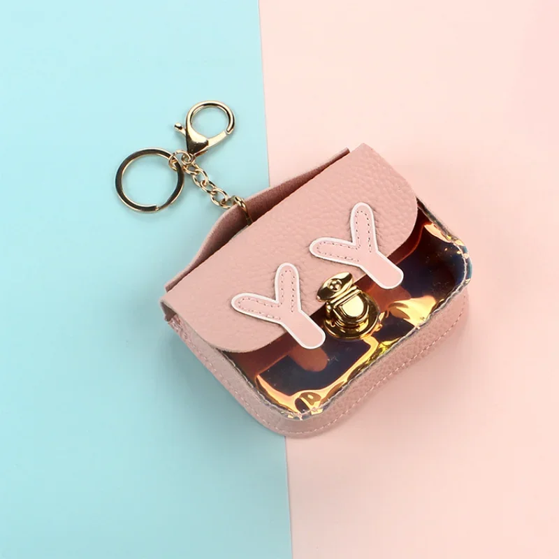 Wallet female new Korean version trendy student small fresh lady cute small wallet clutch bag laser change bag gift