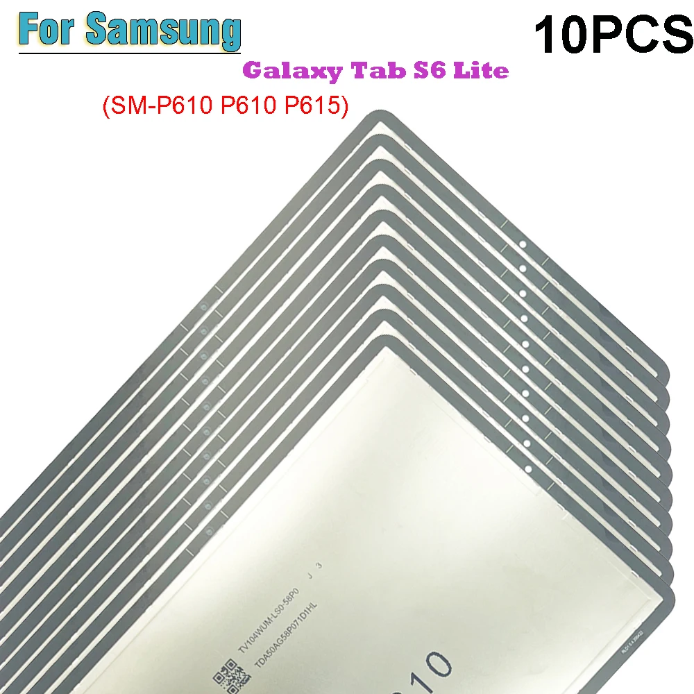 

10PCS New For Samsung Galaxy Tab S6 Lite 10.4 P610 P615 P615N P617 LCD Screen Display Touch Glass Digitizer Assembly Replacement