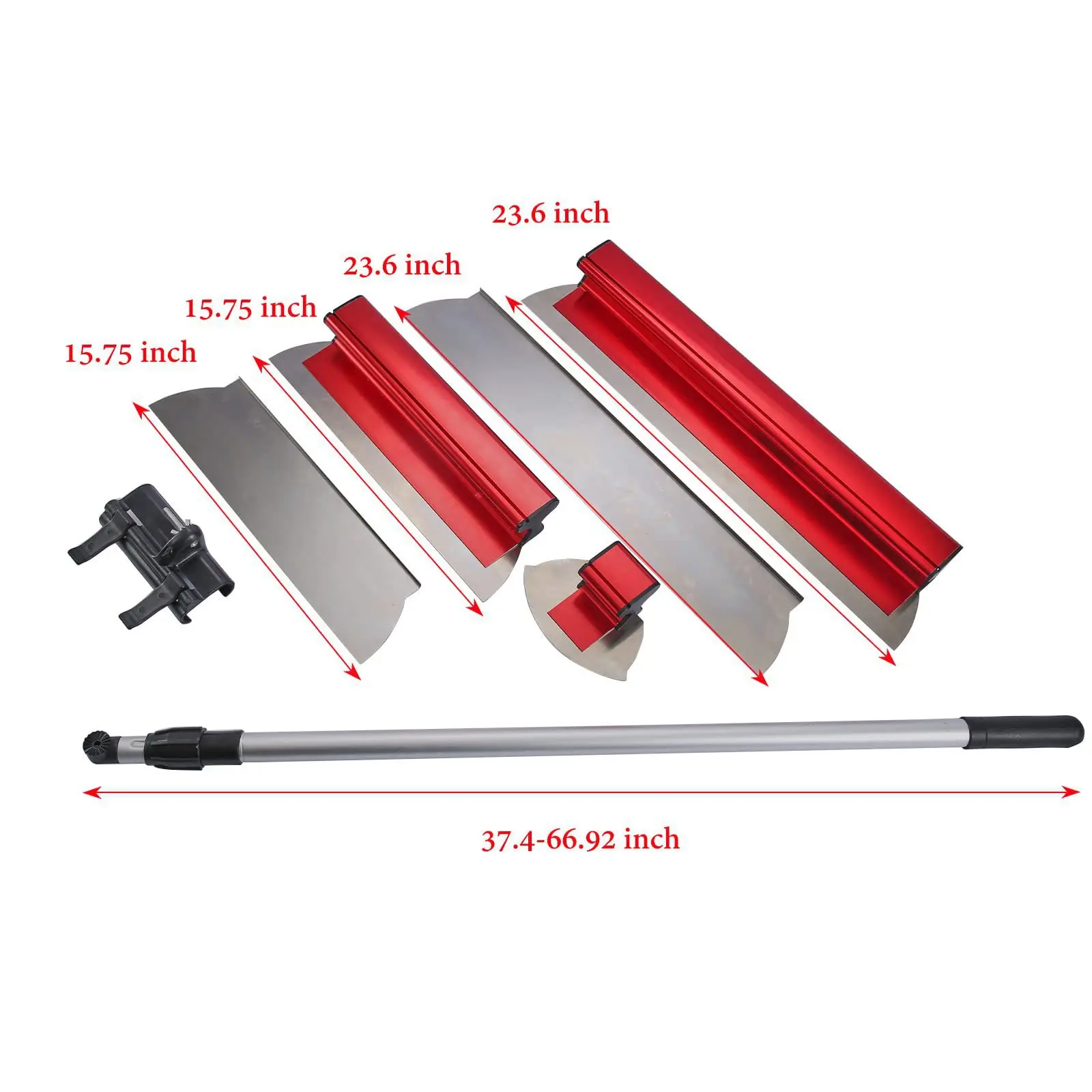 Drywall Tools Set Stainless Steel Drywall Smoothing Spatula Skimming Flexible Blade for Cement Wall Construction Tools