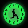 Silly Walks Comedian Funny Walking Novelty Wall Clock Watch Ministry of Comedy TV Series Home Decor Silent Clock For Bedroom 5
