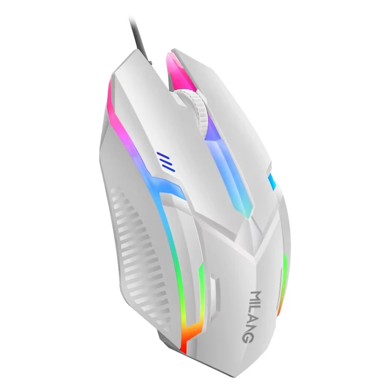 Enhanced LED Luminous Backlit USB Wired Gaming Mouse for Desktop and Office Use