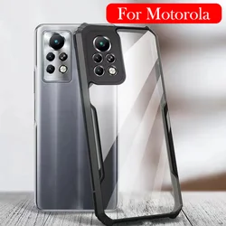 Shockproof Transparent Airbag Case with Camera Protection and Enhanced Durability for MOTO G60 (Armor CASE)