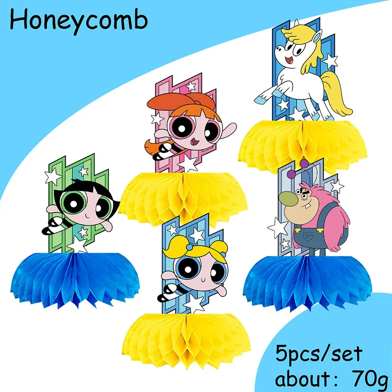 thumbnail image 1 of The powerpuff Girls-decoración para fiesta de compromiso y boda, pancarta con globos, telón de fondo, suministros para pasteles, pancarta para Baby Shower, 1 of 5