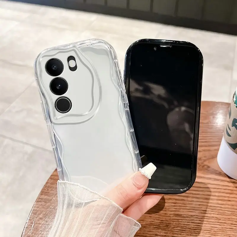 Clear TPU Wave Soft Phone Case Cover - Enhanced Protection and Style