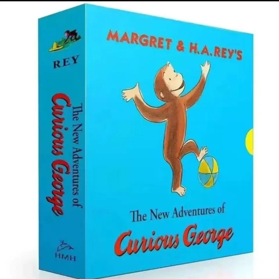 

16Book/Set Curious Monkey George Children'S StoryBook Curious George Famous Kids Story Early Education Story Books Libros