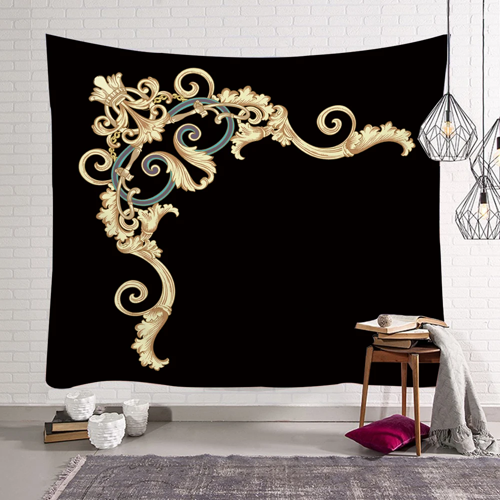 

Wall Decorations Tapestry Wall Hanging European Style Floral Pattern Wall Tapestry Retro Flowers Wall Carpets Dorm Decor