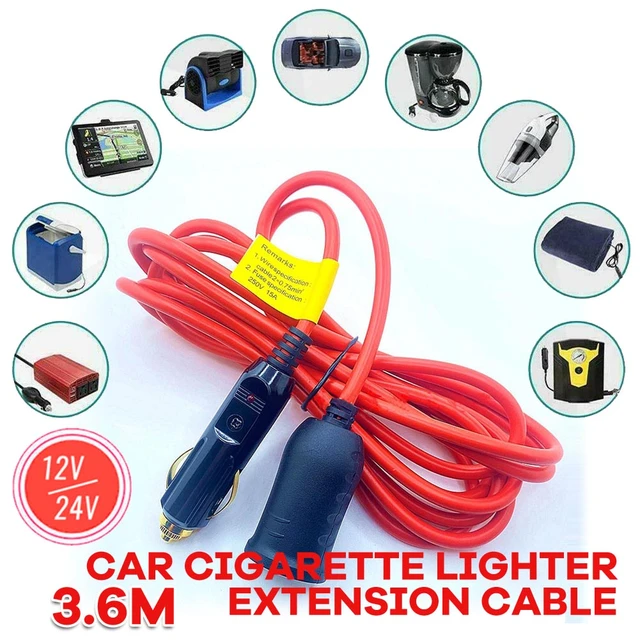 Enchufe Mechero 12v Enchufe 10a Hembra Cable Alargador