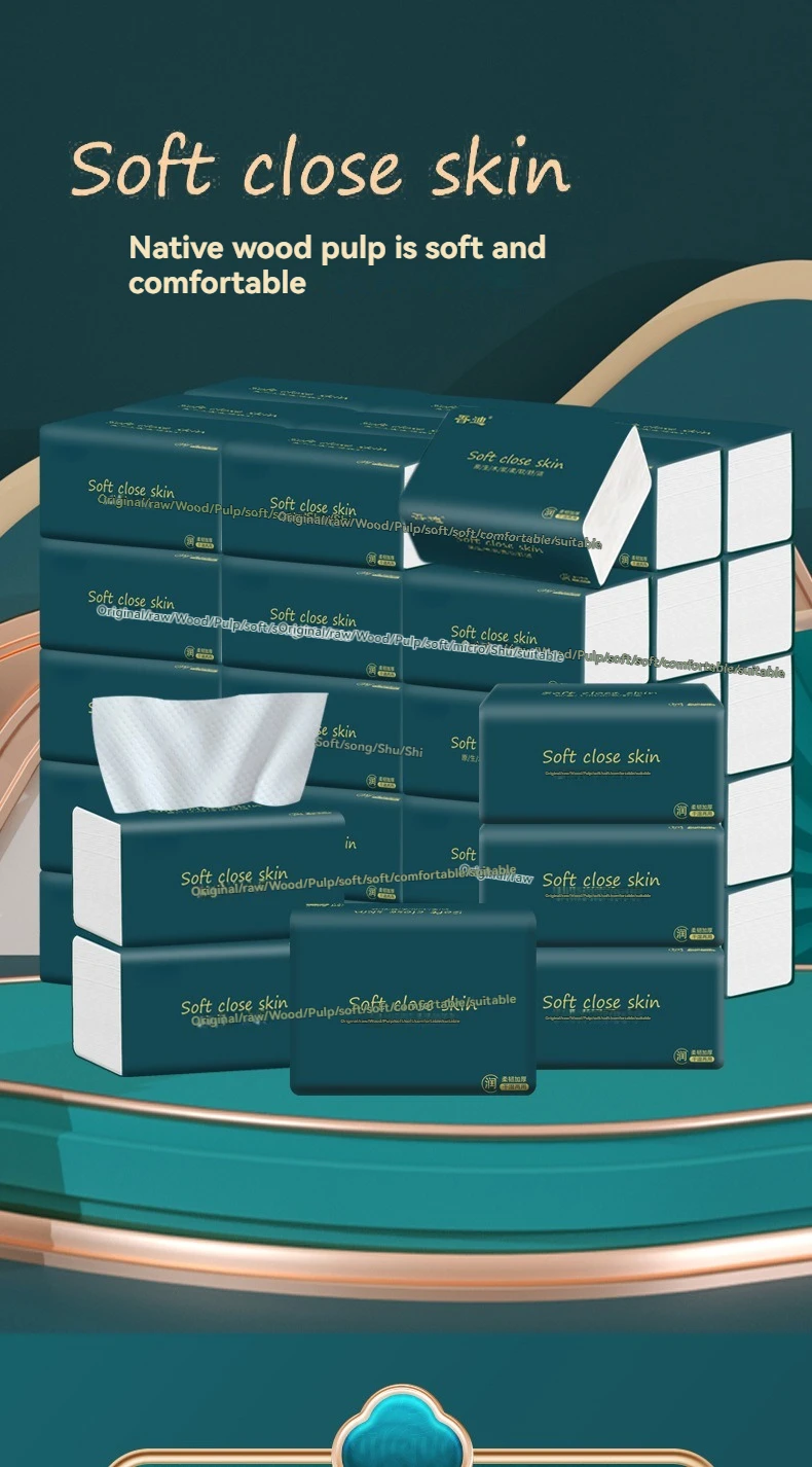 10PCS 3000 large napkins, large towels, affordable household hygiene napkins, packets of toilet paper