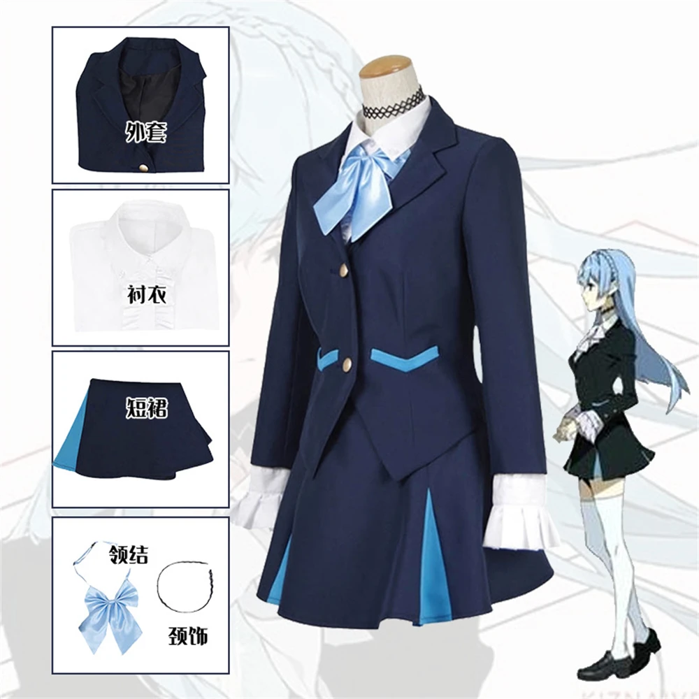 

Kiznaiver Sonozaki Noriko Cosplay Halloween Costume Anime Game Two-Dimensional School Uniform Full Set