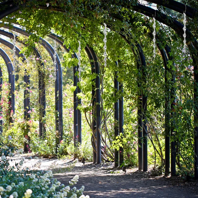 12Db/Készlet Fényvisszaverő Madárriasztó Forgó Rozsdapados Erkély Otthoni Kerti Dekoráció - Image 2